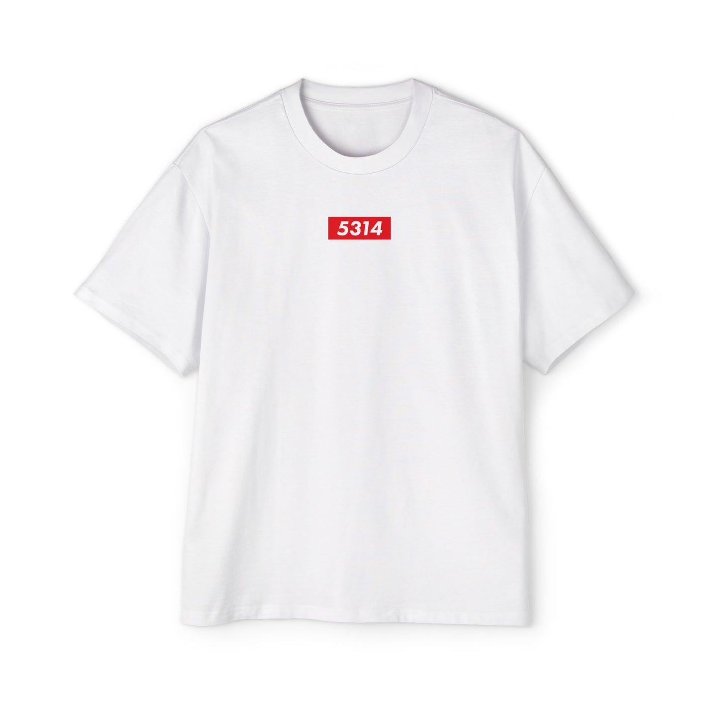 Tshirt 5314 (box logo) wit