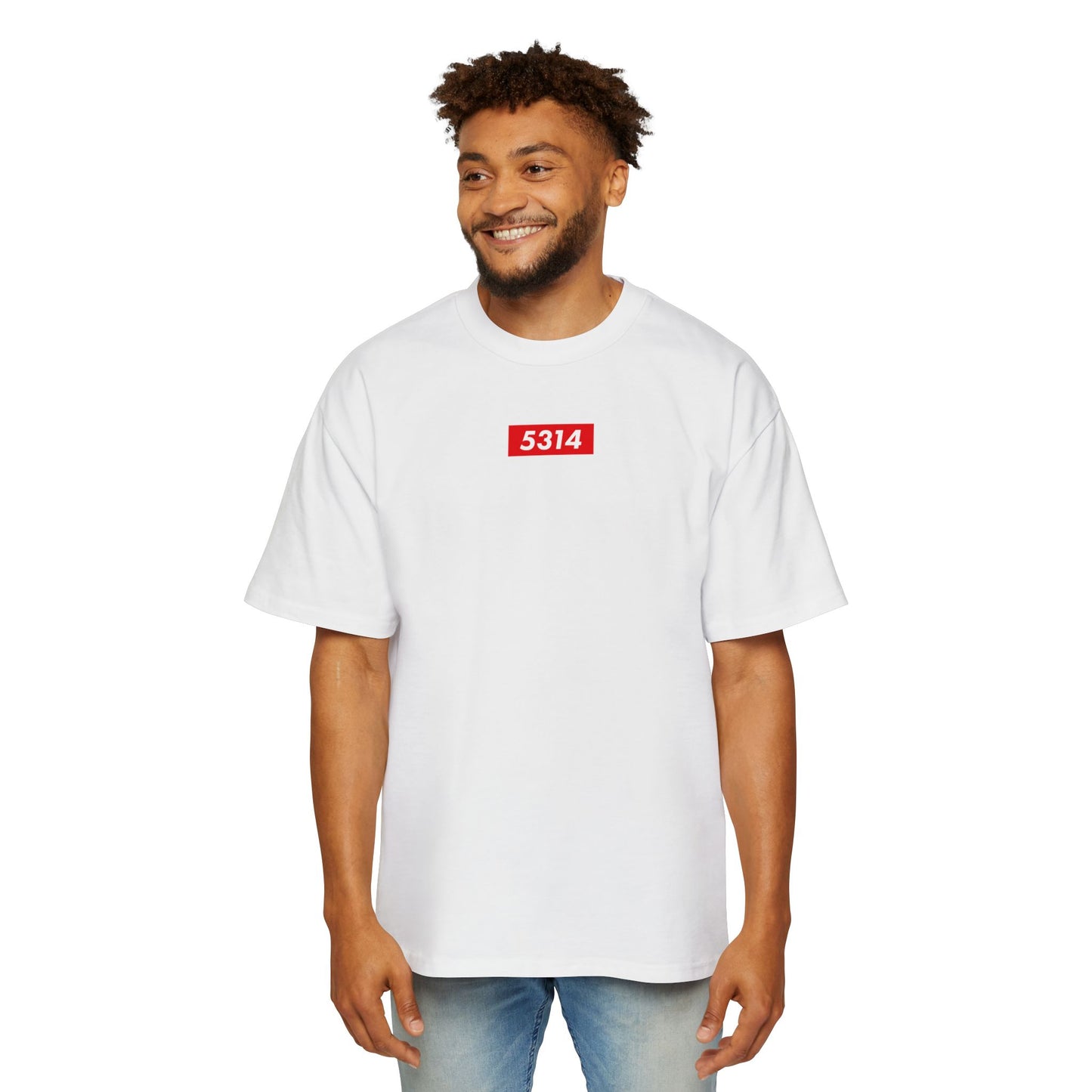 Tshirt 5314 (box logo) wit
