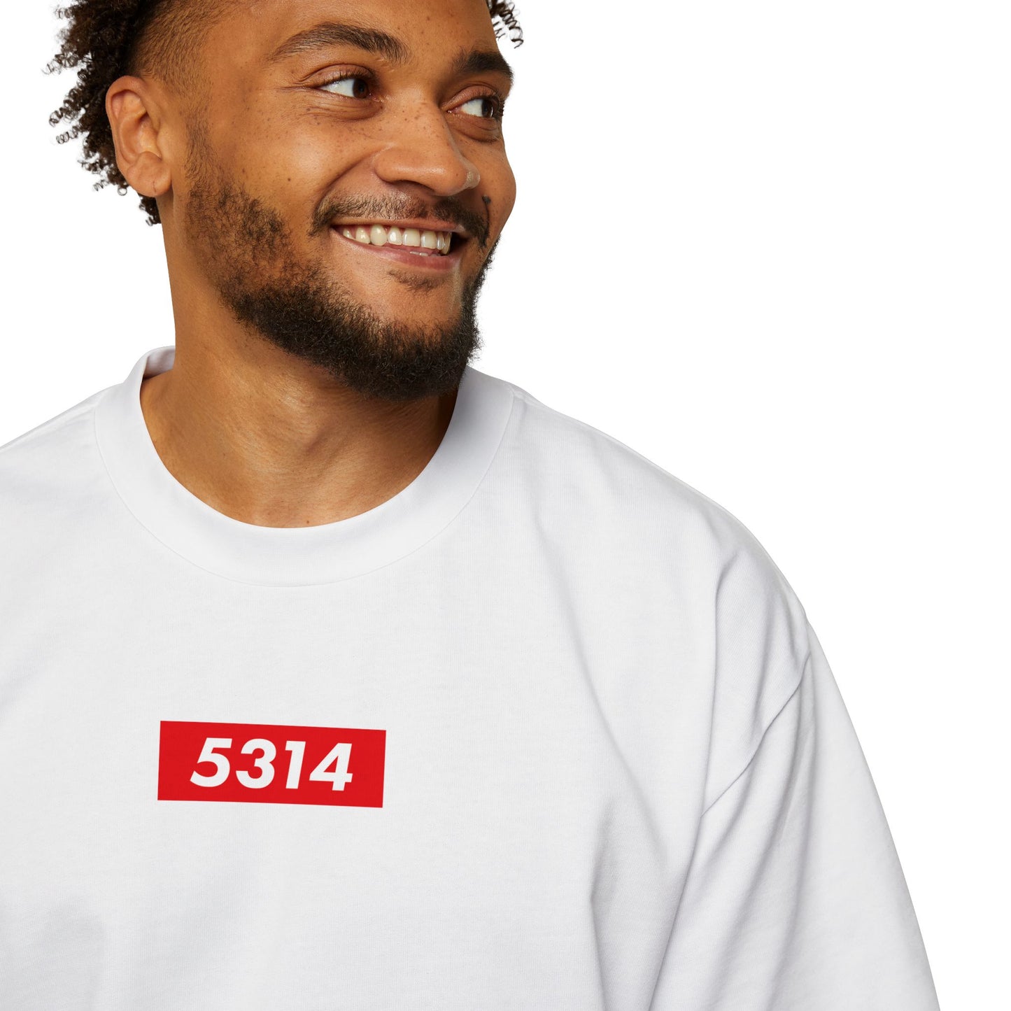 Tshirt 5314 (box logo) wit
